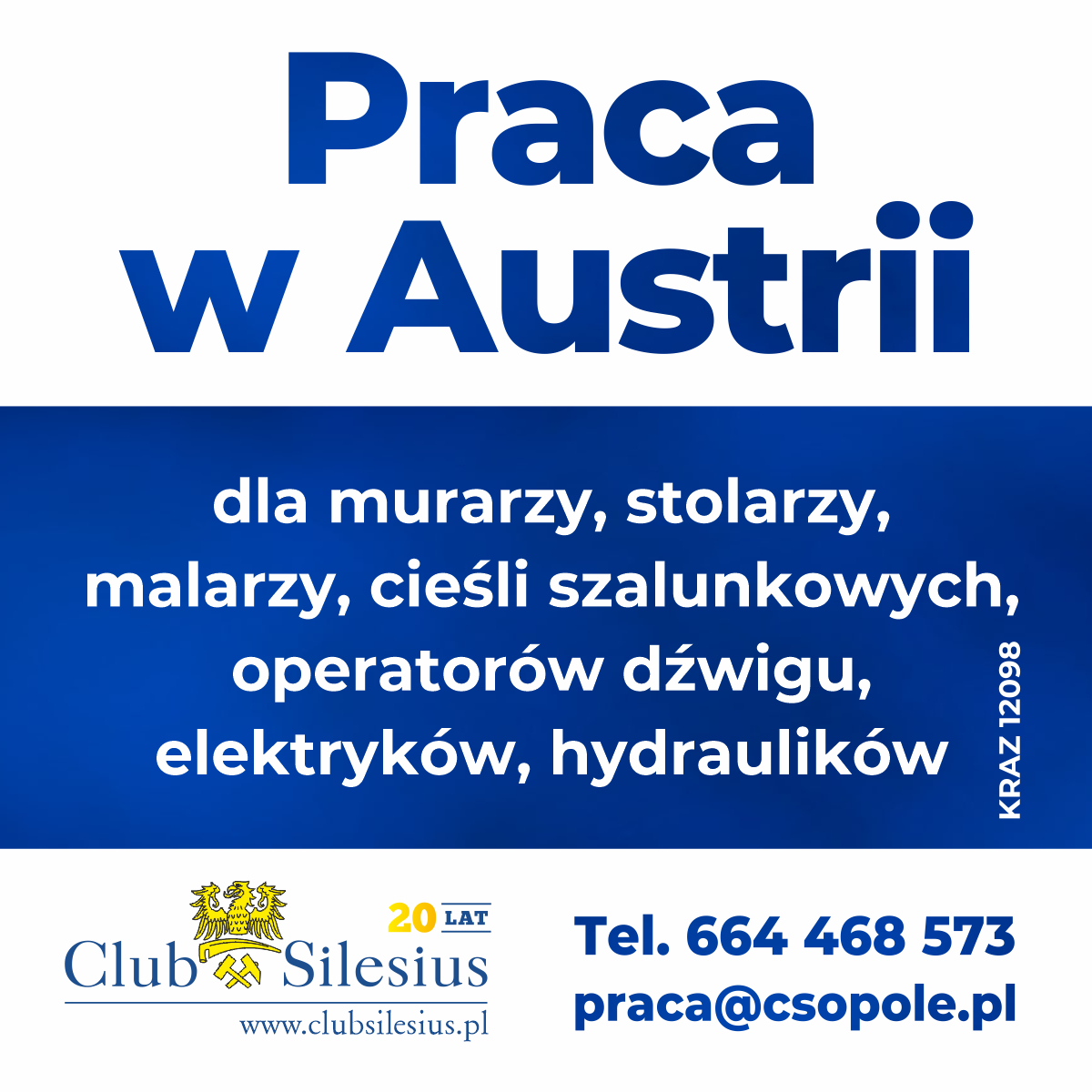 Club Silesius Agencja Pracy  do Austrii